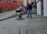 ბეტონის დასხმა მოპრიალება