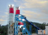 ბეტონის ქარხანა 120 მ³ / TWIN SHAFT (იტალიური) ორ მილიანი მიქსერით