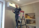 კონდინციონერის ხელოსანი მონტაჟი შეკეთება