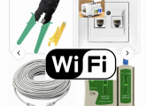 WIFI-დაყენება დაჯეკვა, როზეტის დაერთება,კაბელის გაყვანა